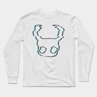 Glitch Knight [BLACK] Long Sleeve T-Shirt